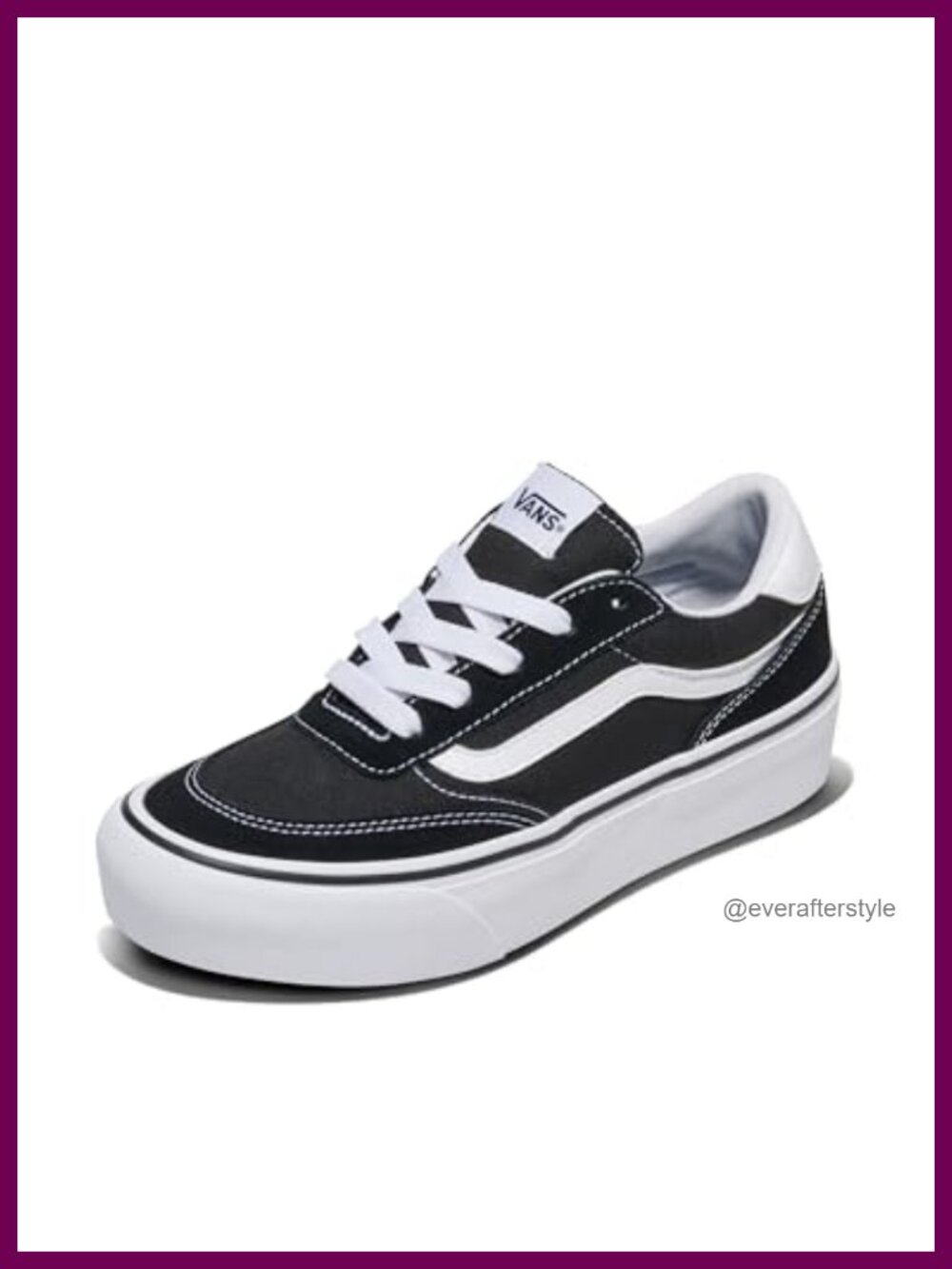 Vans Brooklyn Platform Sneakers - Chunky Low-Top Lace-Up Shoes, Leather &